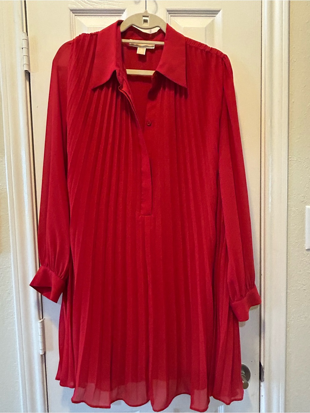 Michael Kors Bright Red Blouse